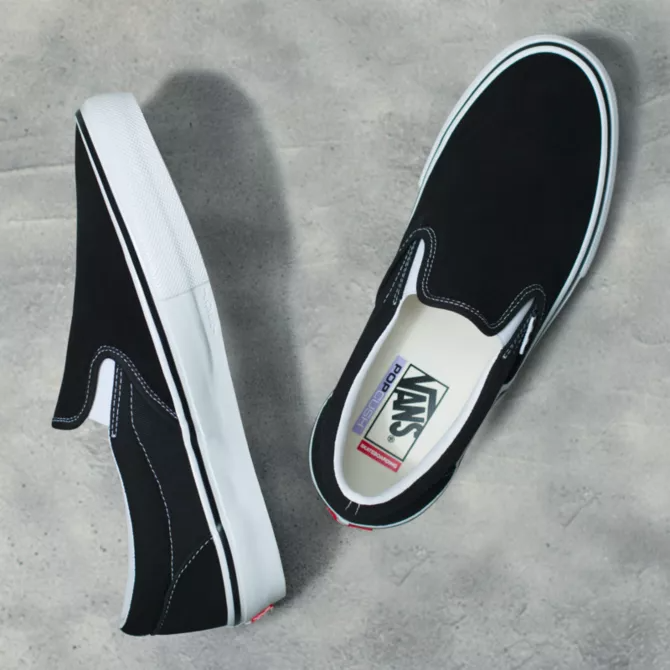 Vans Skate Slip-On (Black/White)