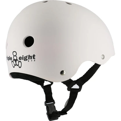 Triple 8 Sweatsaver Helmet - The Heed (White Rubber - XXL)