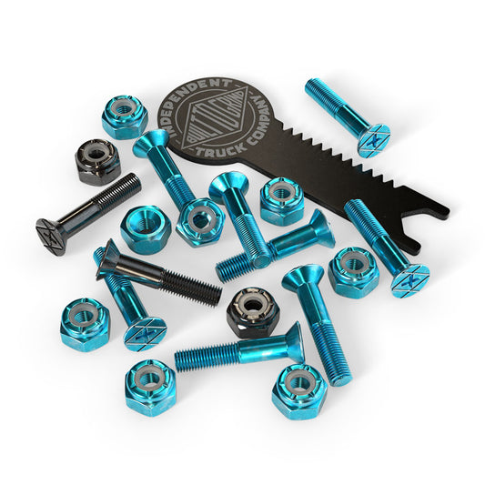 Independent Genuine Parts Blue/Black Hardware - 1in Phillips
