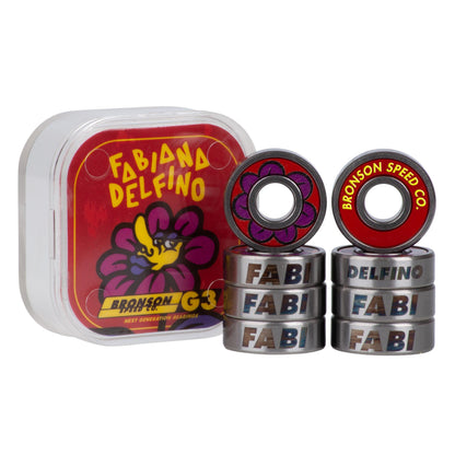 Bronson Fabiana Delfino Pro G3 Skateboard Bearings