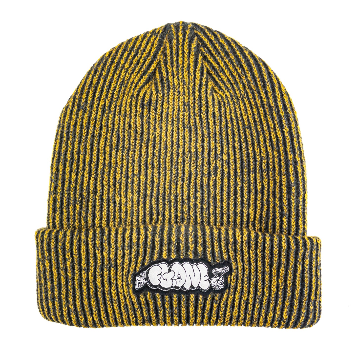 First Gear FG.ONE Longshoreman Beanie (Charcoal/Gold)