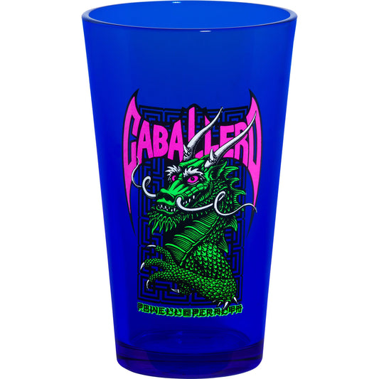 Powell Peralta Cab Street Dragon Blacklight Pint Glass