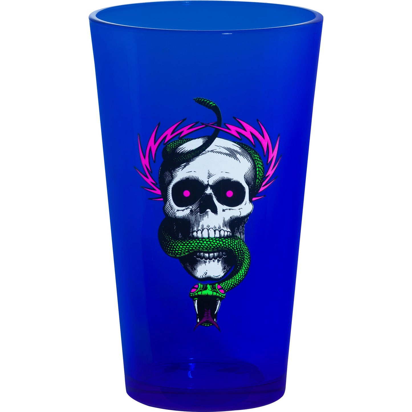 Powell Peralta McGill Skull & Snake Blacklight Pint Glass