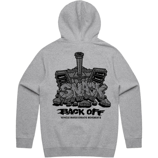 Snack Back Off Hoodie (Grey)