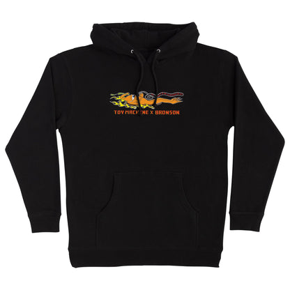 Bronson x Toy Machine Heavyweight Hooded Sweatshirt (Black)