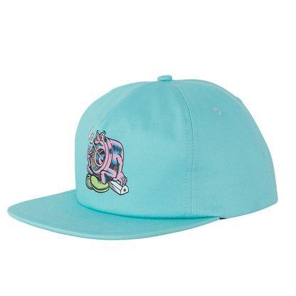 Puff Balls Snapback Hat (Mint)