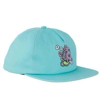 Puff Balls Snapback Hat (Mint)