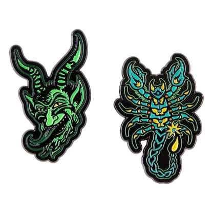 Hellion  Pin Set (Green/Black)