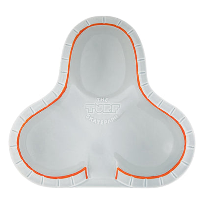 Turf Clover Bowl Valet (Grey/Orange)