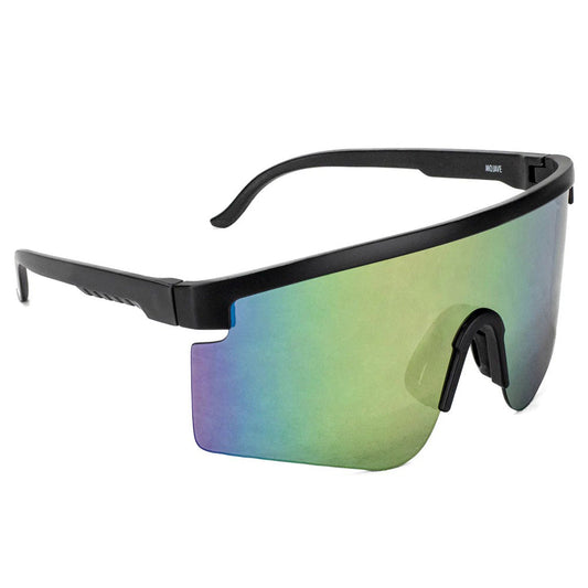 Mojave Sunglasses (Black/Green Mirror)