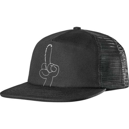 EMERICA EFF CORPORATE TRUCKER HAT (BLACK)