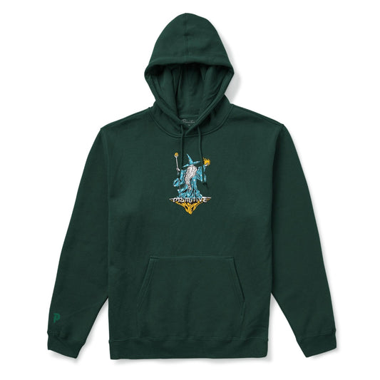 Primitive Wizard Youth Hoodie (Dark Green)