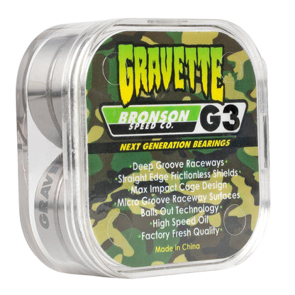 Bronson David Gravette Pro G3 Skateboard Bearings