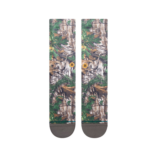 STANCE x REALTREE POLY CREW SOCKS (CAMO)