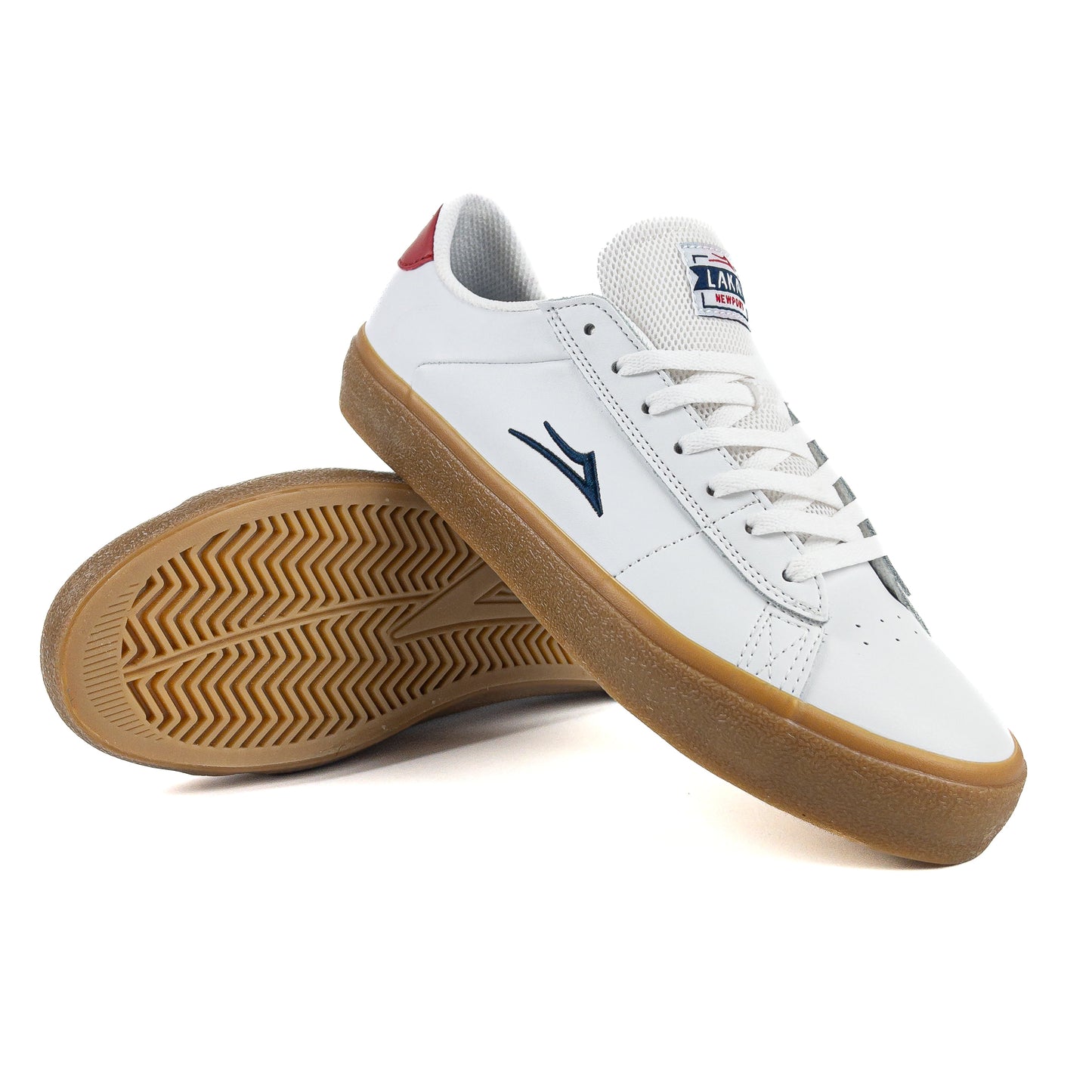 Lakai Newport (White/Gum)