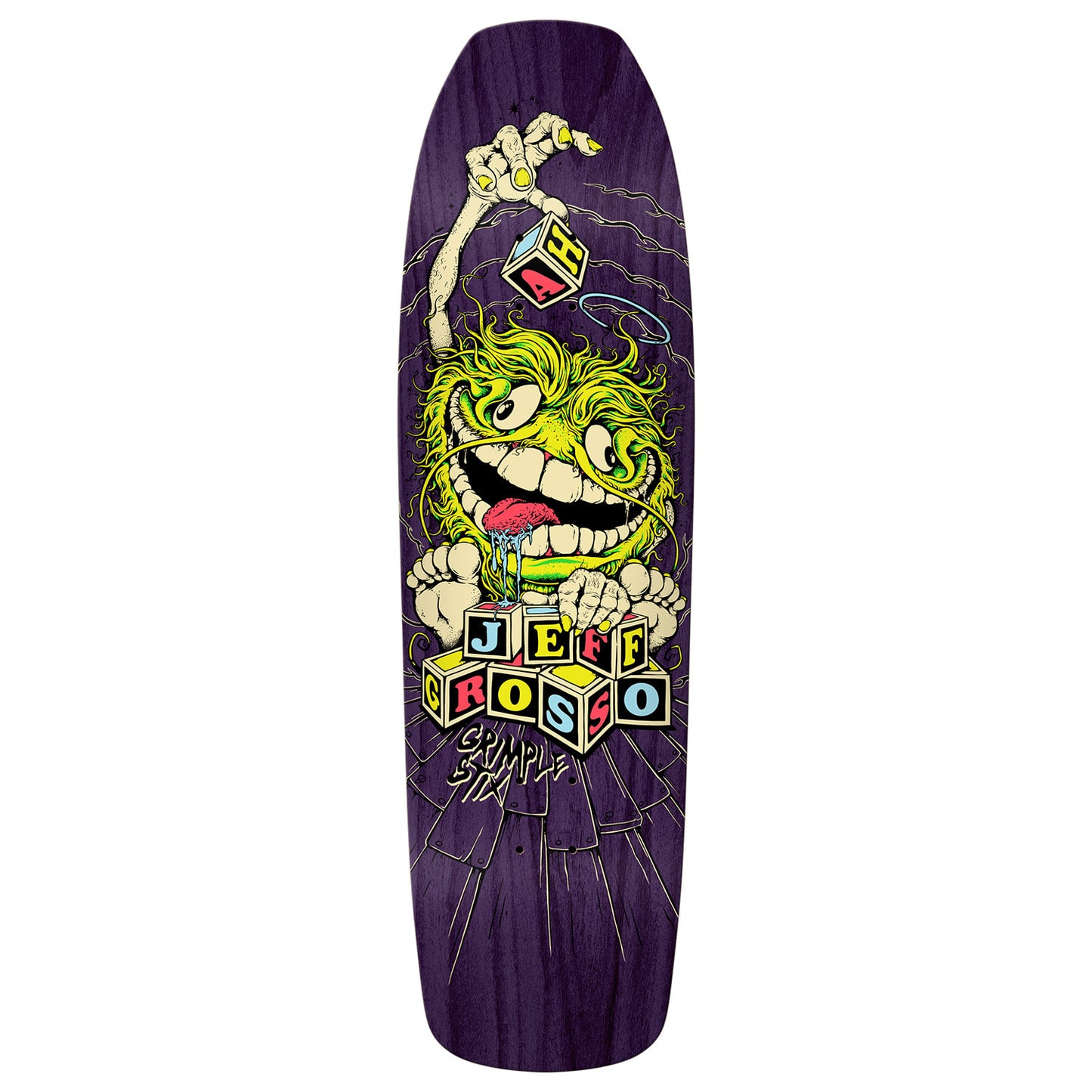 Anti-Hero Grosso Grimple Stix Guest Shaped Deck (9.0)