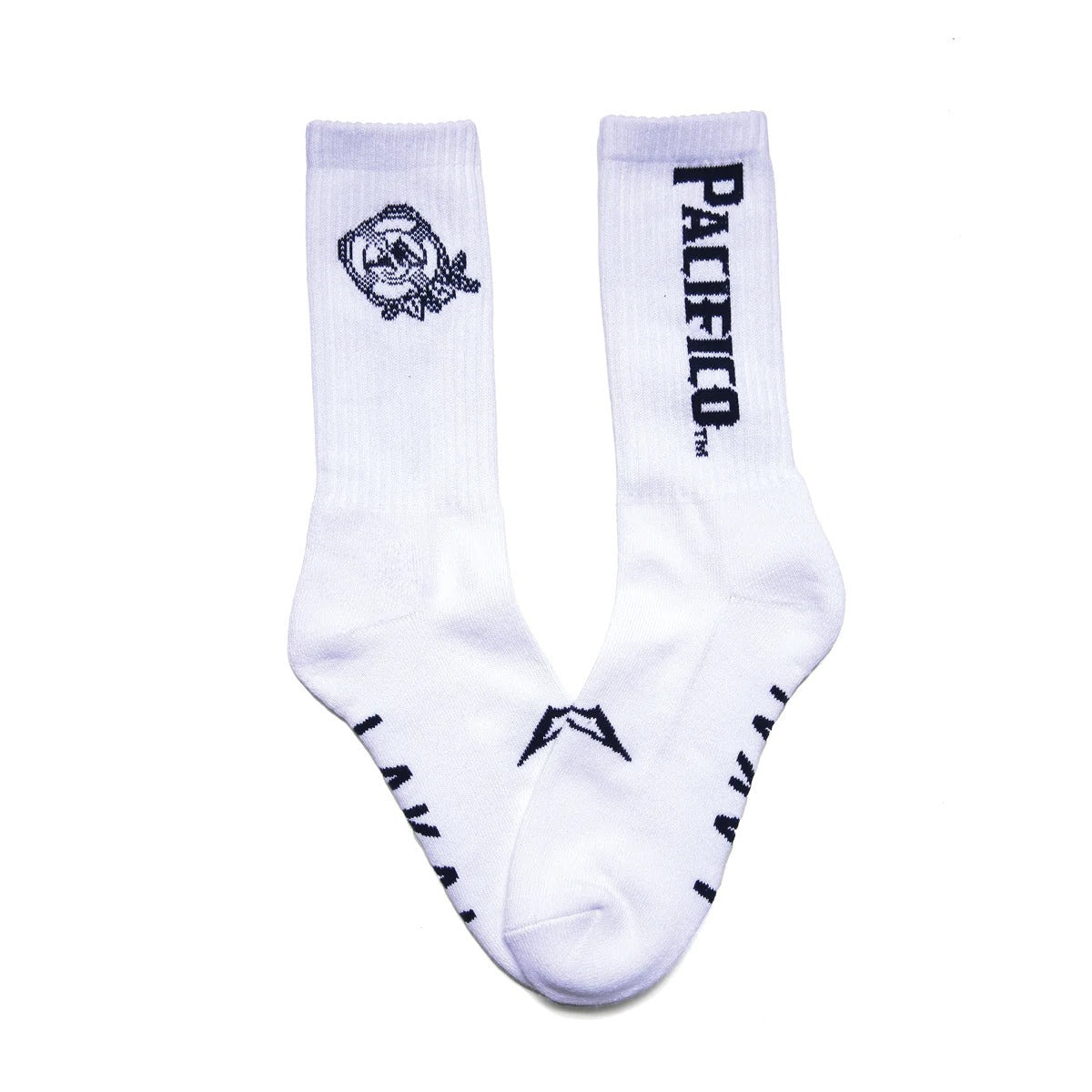 LAKAI x PACIFICO CREW SOCK (WHITE)