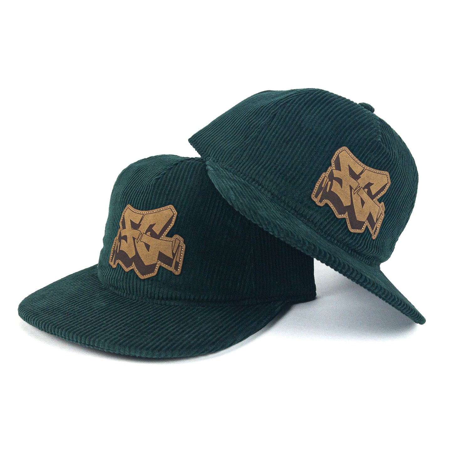 First Gear x KERO Corduroy Strapback Hat (Emerald)