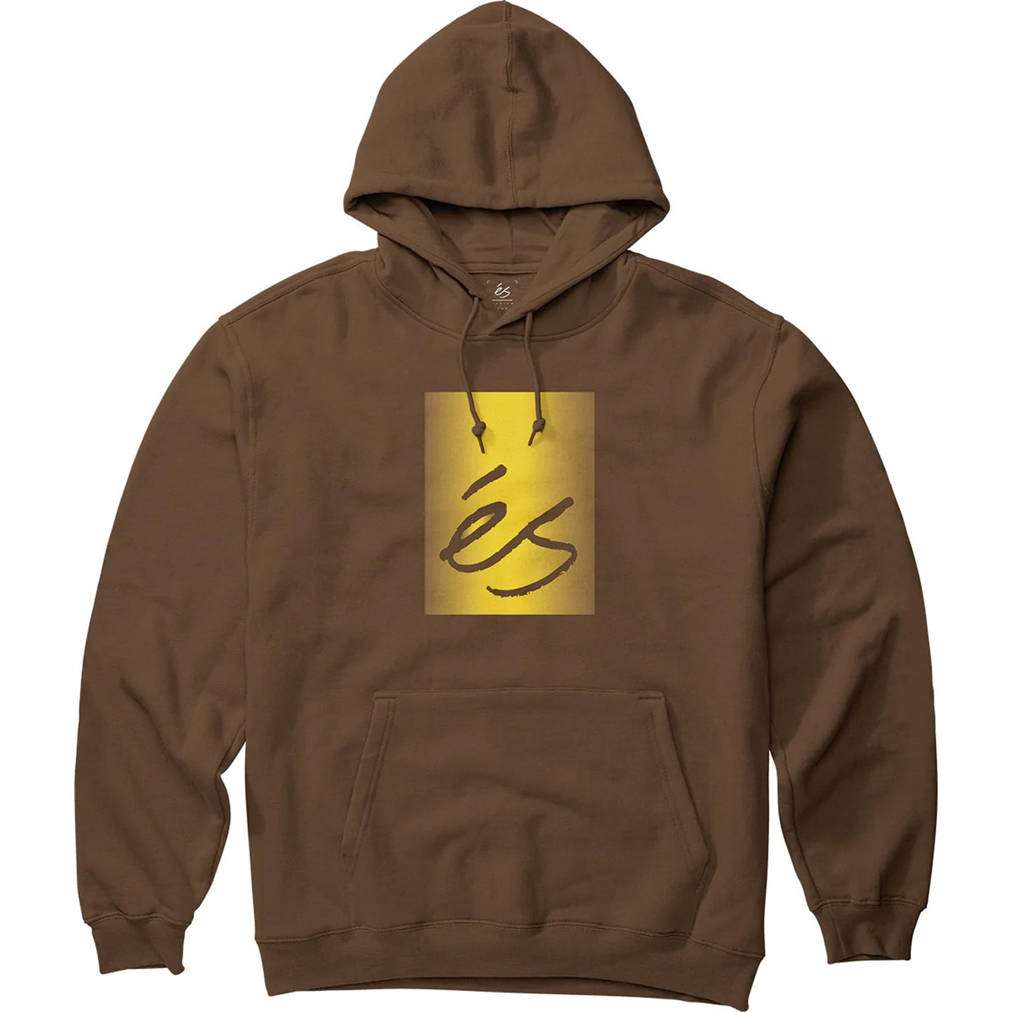 Es Main Block Fleece Hoodie (Brown)