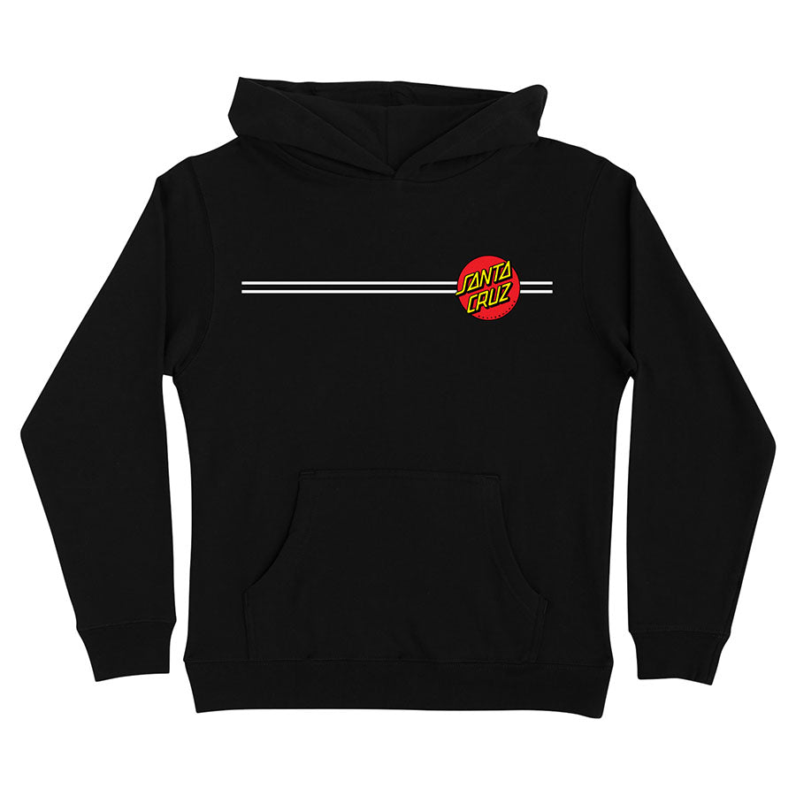 Classic Dot Youth Pullover Hoodie (Black)