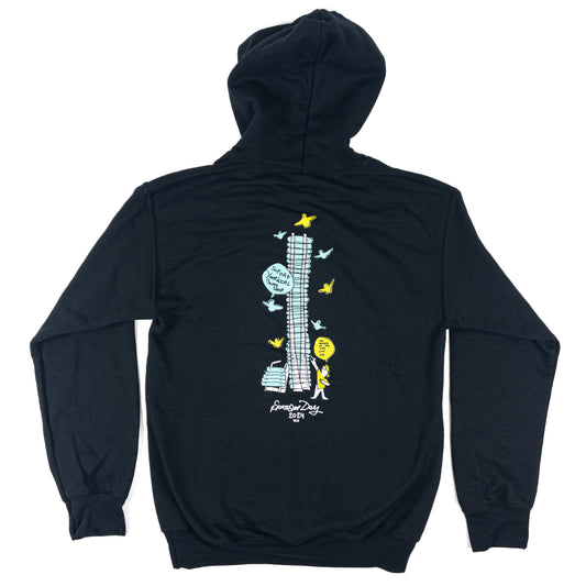 First Gear X Gonz SSD Deck Wall Hoodie (Black)