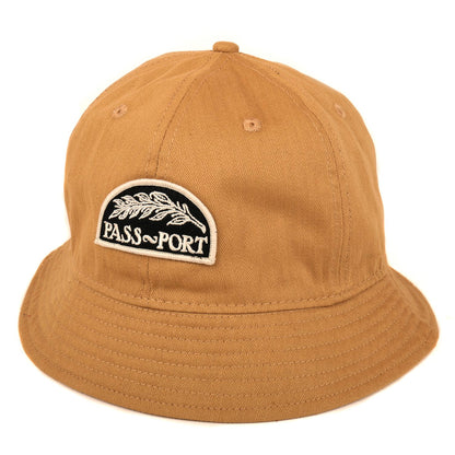 Quill Patch 6 Panel Bucket Hat (Tan)