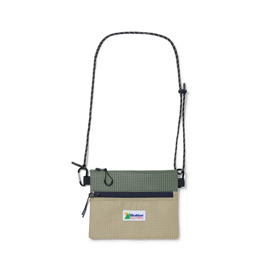 Paneled Ripstop Side Bag (Army/Knaki)