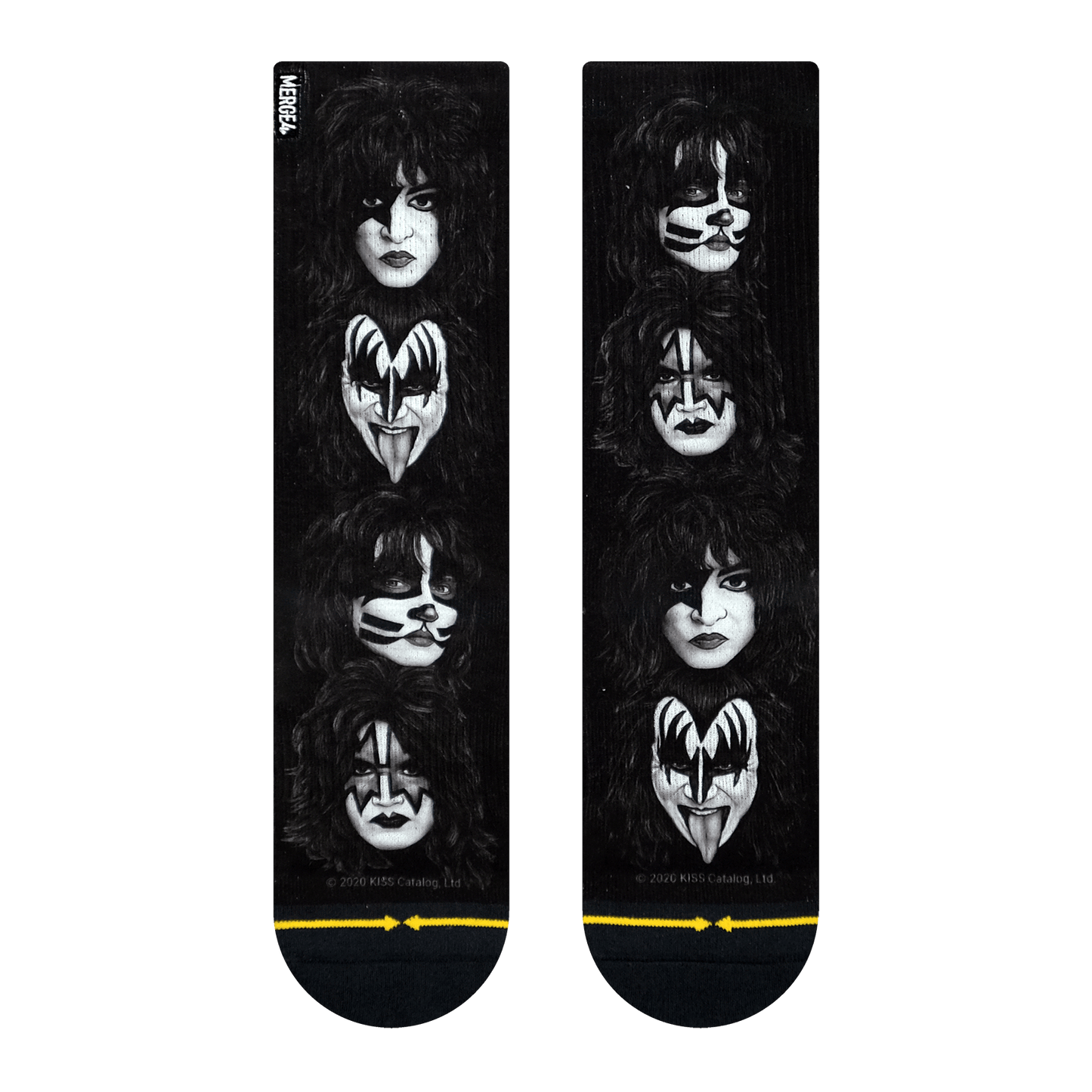 MERGE4 KISS FACES SOCKS