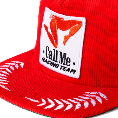 Nine One Seven Racing Team Red Corduroy Snapback