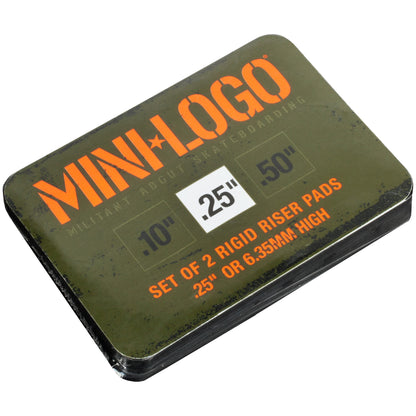 Mini-Logo Rigid Riser Pads (1/4")