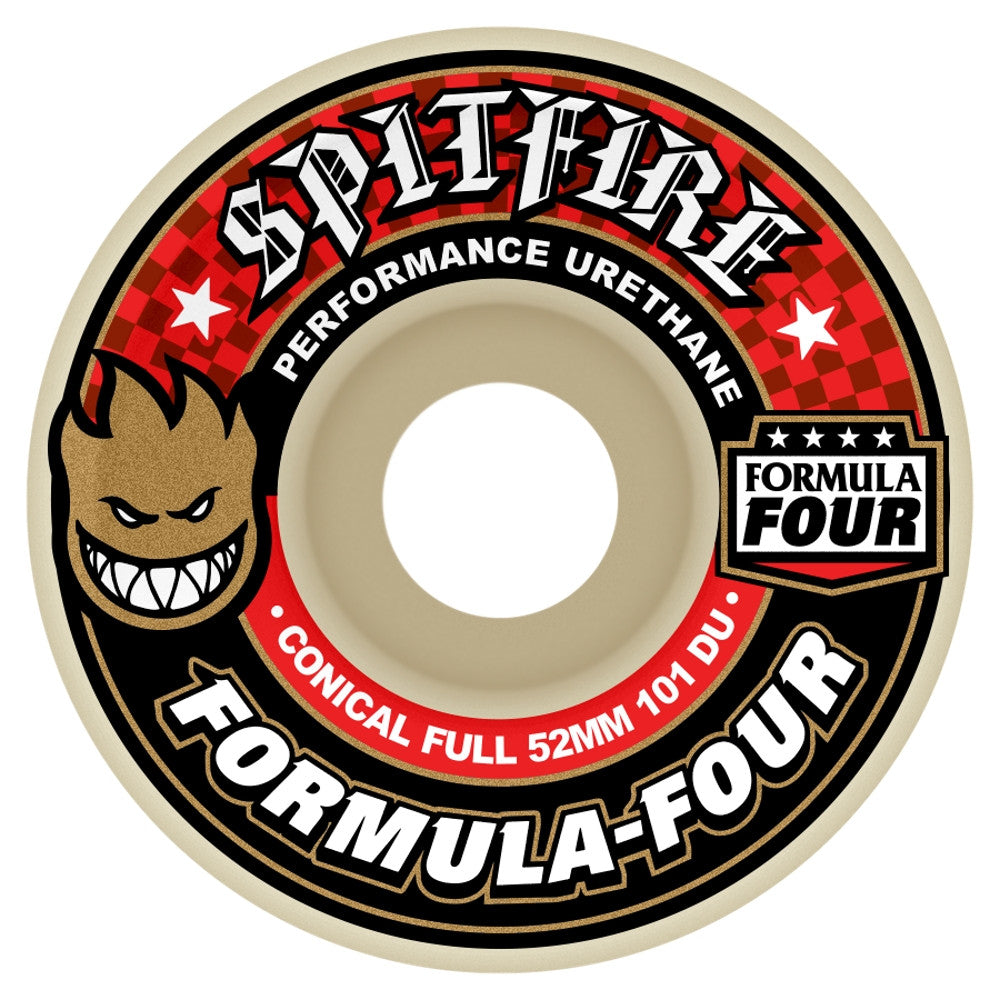 Spitfire 101a Formula Four Conical Full Wheels (RED)