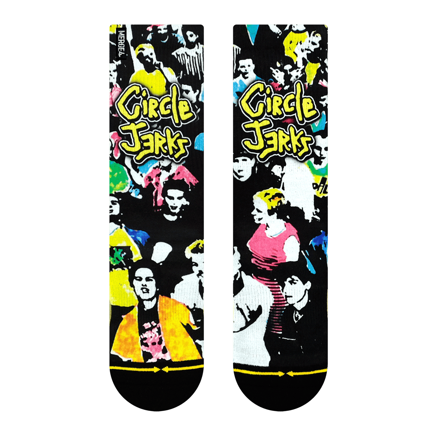 MERGE4 CIRCLE JERKS 40TH ANNIVERSARY CREW SOCK