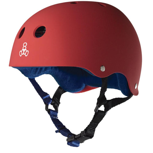 Triple 8 Sweatsaver Helmet (United Red Rubber)