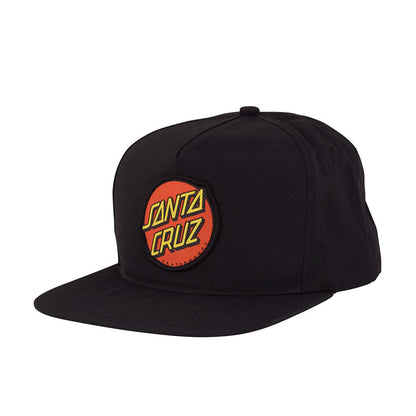 SANTA CRUZ CLASSIC SNAPBACK HAT - BLACK