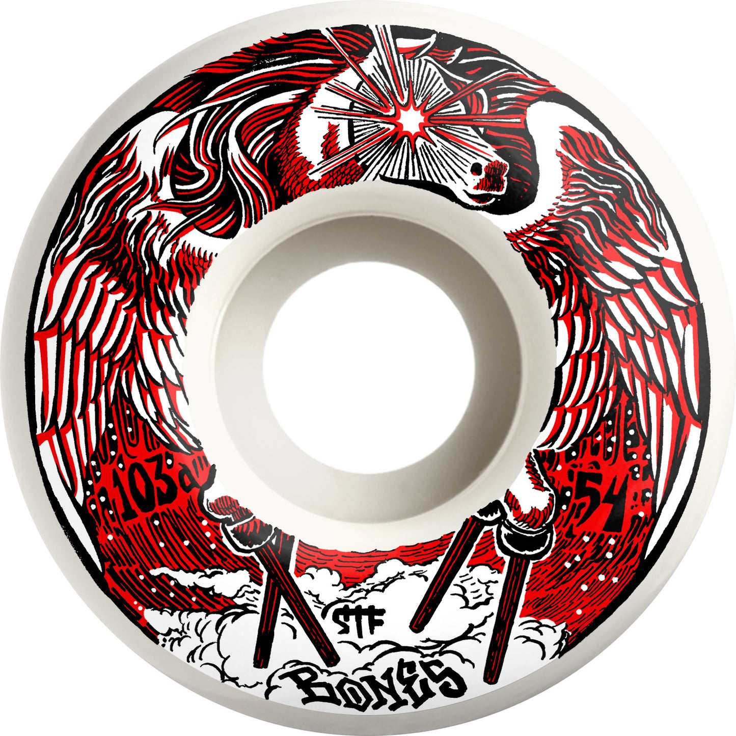 Bones STF 103a Peg-Leg-Asus V1 Standard Wheels (54mm)