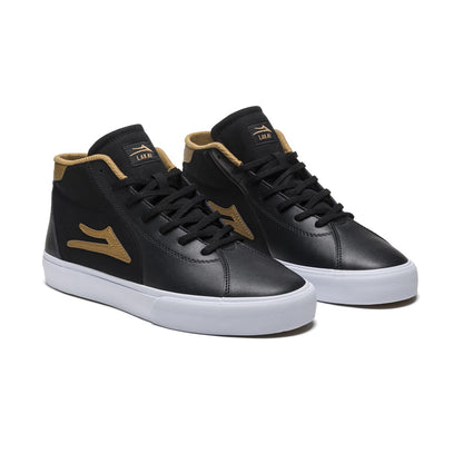 Lakai Flaco 2 Mid (Black/Tobacco Leather)