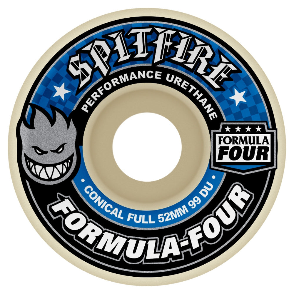 Spitfire 99a Formula Four Conical Full Wheels (Blue)