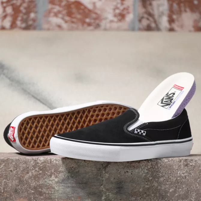 Vans Skate Slip-On (Black/White)