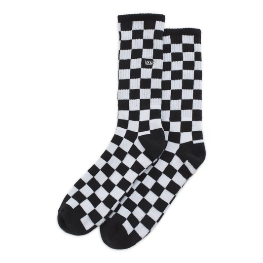 VANS CHECKERBOARD SOCKS - BLACK/WHITE