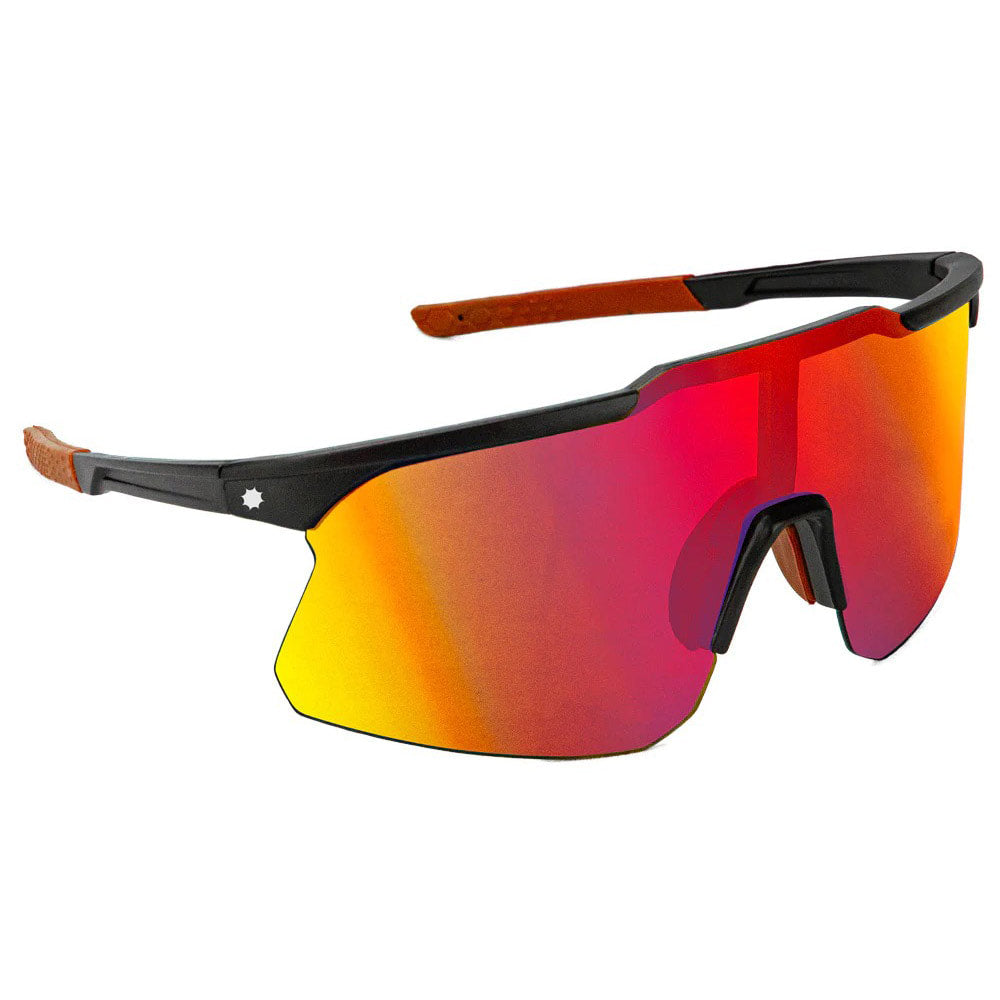 Cooper Sunglasses (Black/Red Mirror)