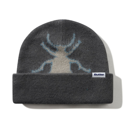 Beetle Mohair Beanie (Charcoal)