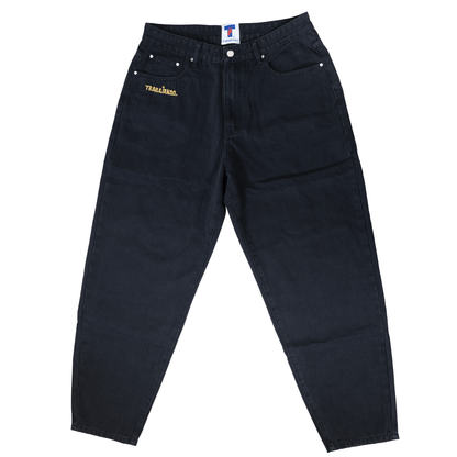 Traba G Baggy Denim Jeans (Black)