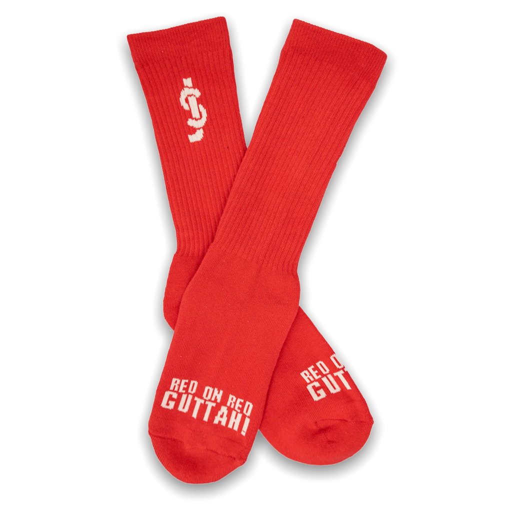 Shake Junt Red on Red Socks