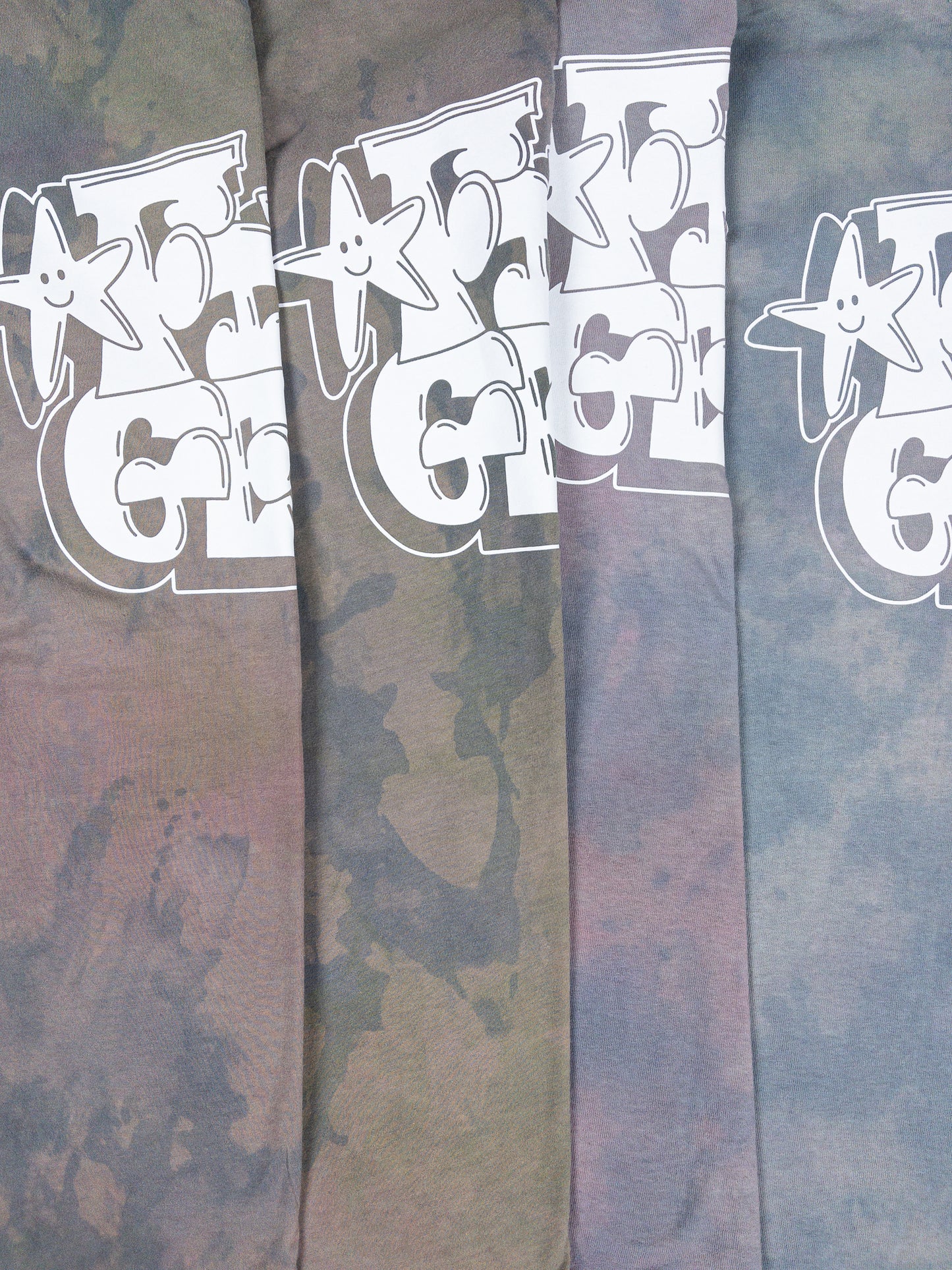 PTCH! Hand-Dyed Tee (Purple/Green/Blue)