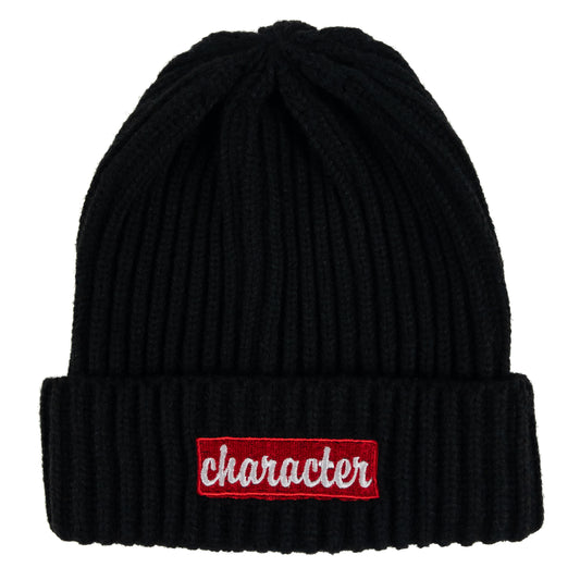 Red Script Logo Beanie