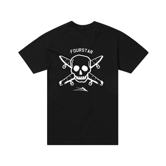 Lakai X Fourstar Street Pirate T-Shirt (Black)