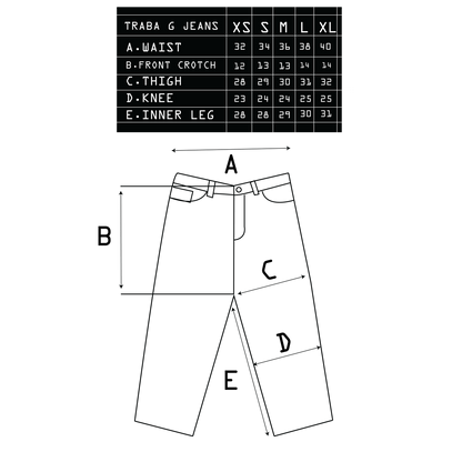 Traba G Baggy Denim Jeans