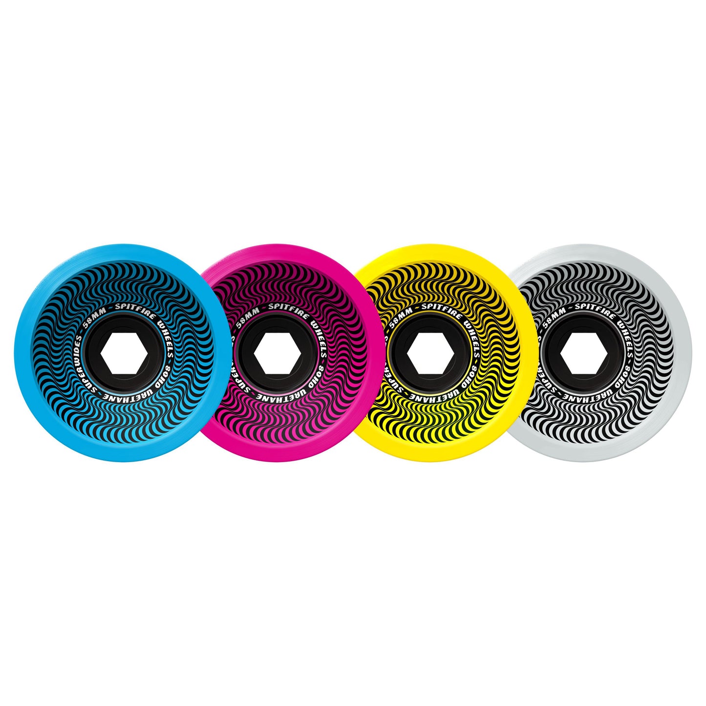 Spitfire 80HD Superwides CMYK Wheels (58mm)