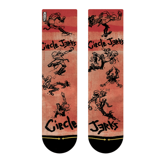 MERGE4 CIRCLE JERKS SKANK CREW SOCKS