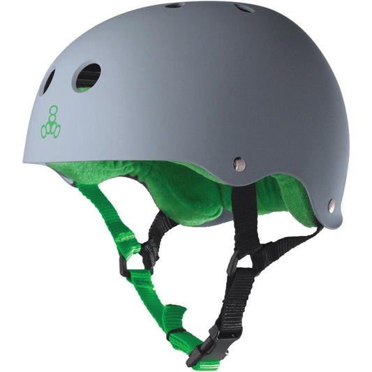 Triple 8 Sweatsaver Helmet (Carbon Rubber)